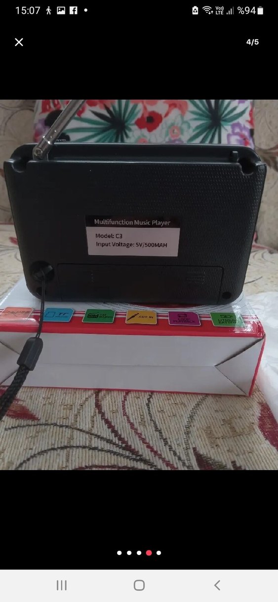 Renkli Dijital FM Radyo ve Müzik Çalar - Görsel 3