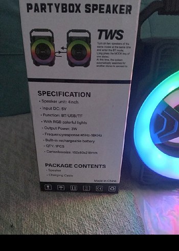 HEPU HP-945 Renkli Bluetooth Hoparlör - Görsel 3