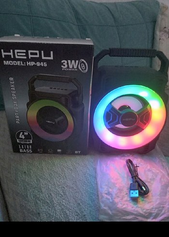 HEPU HP-945 Renkli Bluetooth Hoparlör
