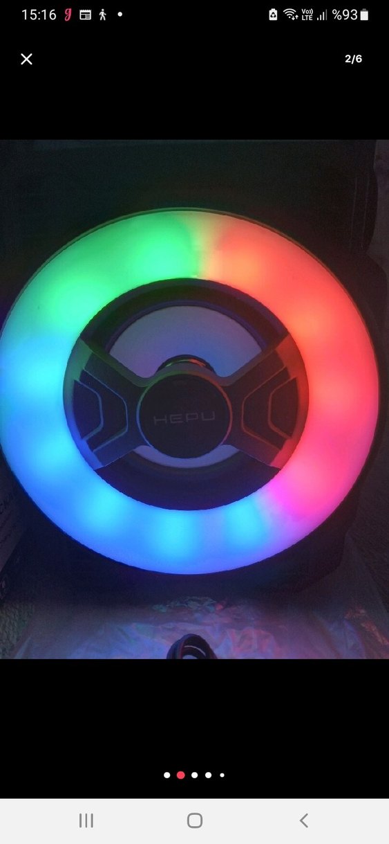 HEPU HP-945 Renkli Bluetooth Hoparlör - Görsel 2