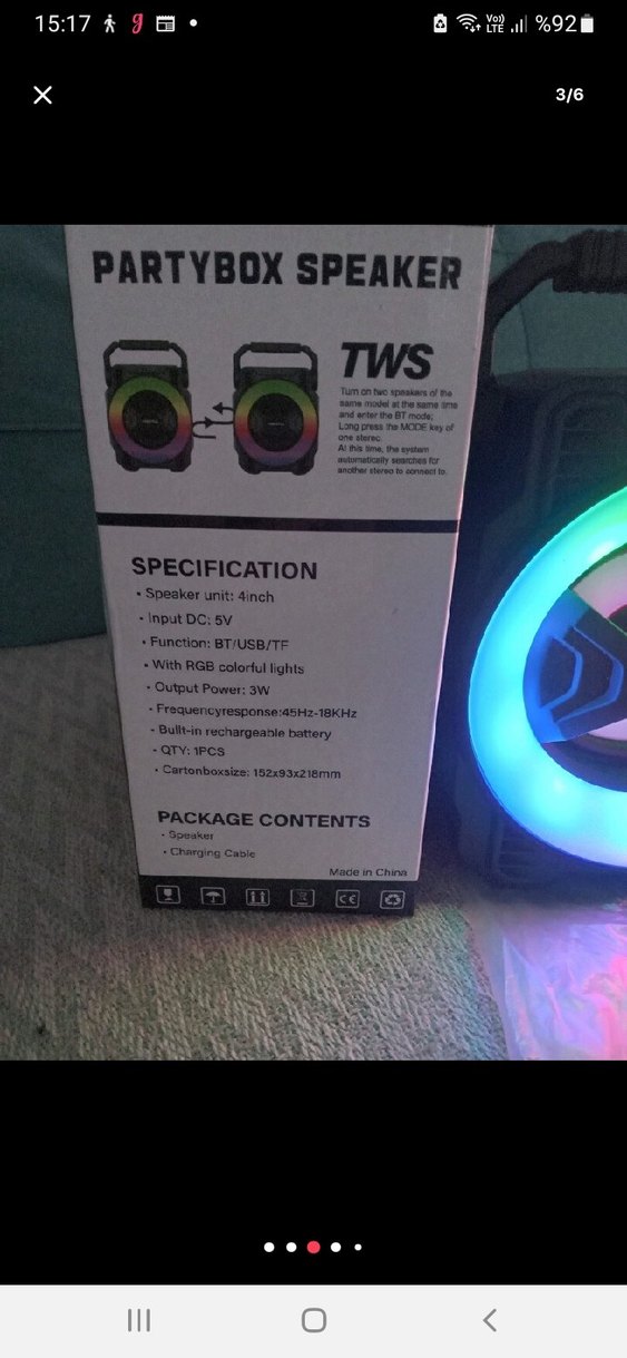 HEPU HP-945 Renkli Bluetooth Hoparlör - Görsel 3