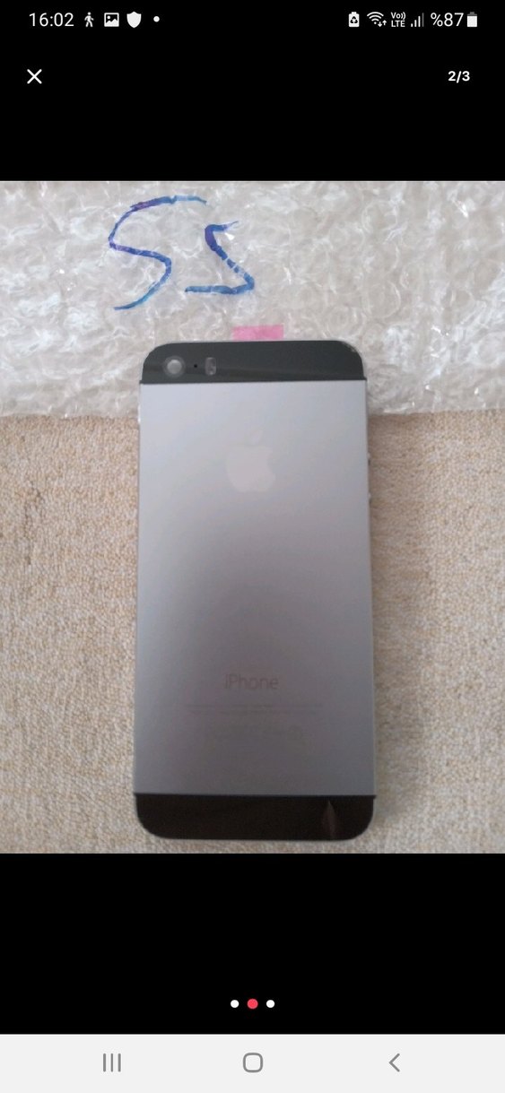 iPhone İç Kasa Parçası Pembe - Görsel 2