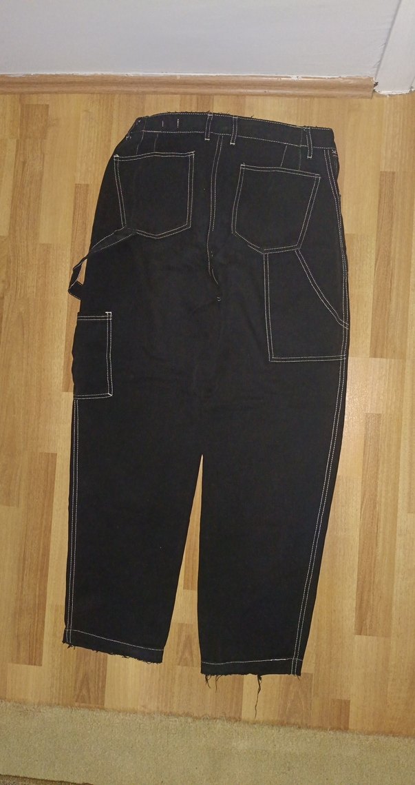 Siyah Rahat Kargo Pantolon — görsel 2/5