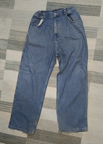 Diğer Rahat Kesim Mavi Denim Jean