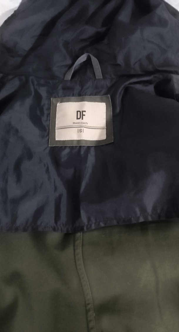 unisex haki Fermuarlı Ceket mevsimlik - Görsel 2