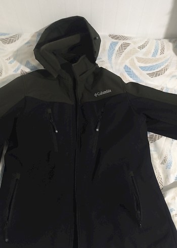 Columbia Siyah Erkek Kapüşonlu mont hava yağmur geçirmez - Görsel 2