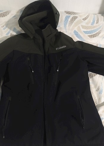 Columbia Siyah Erkek Kapüşonlu mont hava yağmur geçirmez - Görsel 4