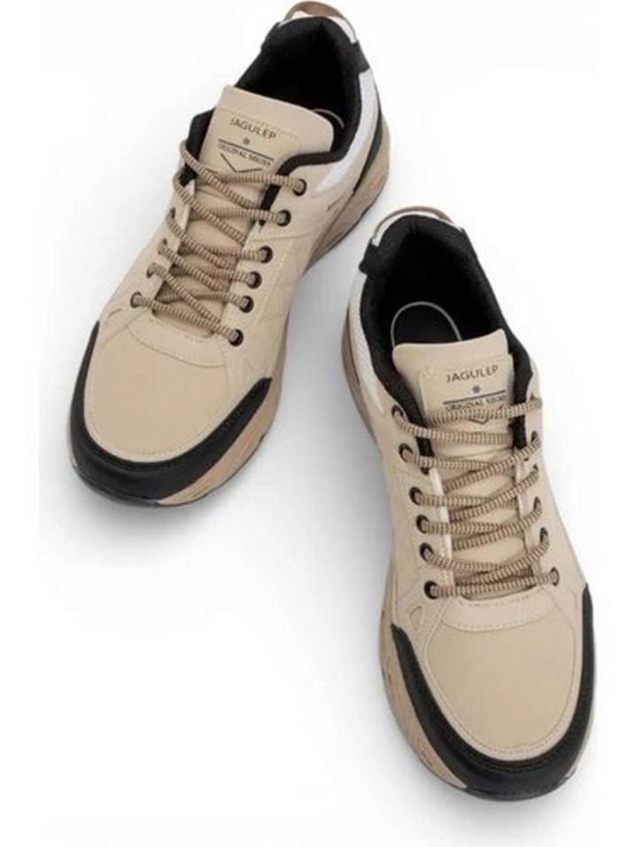 Bej Erkek Outdoor Ayakkabı Bağcıklı sıfır ürün - Görsel 3