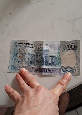 Türkiye Cumhuriyeti 500 Lira Eski Banknot