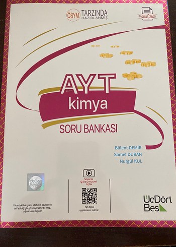 AYT Kimya Soru Bankası - ÜçDörtBeş
