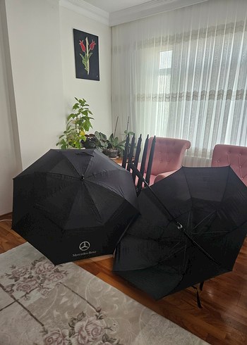 Çift Katmanlı Lüks  Şemsiye (Mercedes & Rolls-Royce-Toyota) - Görsel 4