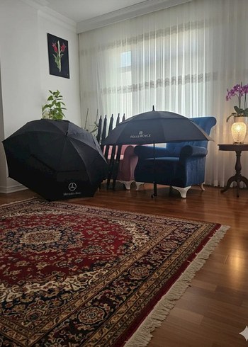 Çift Katmanlı Lüks  Şemsiye (Mercedes & Rolls-Royce-Toyota) - Görsel 2