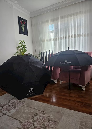 Çift Katmanlı Lüks  Şemsiye (Mercedes & Rolls-Royce-Toyota) - Görsel 5