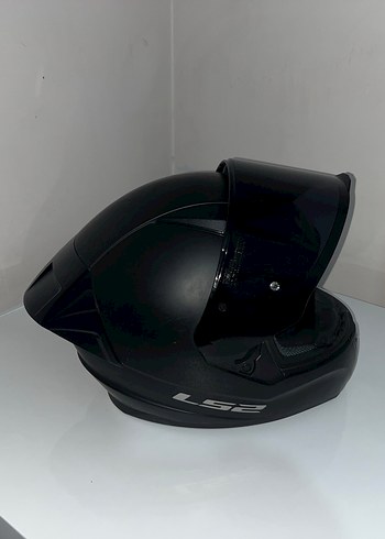 LS 2 siyah motorcu kaskı intercomlu - Görsel 3