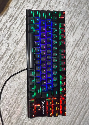 game power kablolu mekanik klavye blue switch - Görsel 3