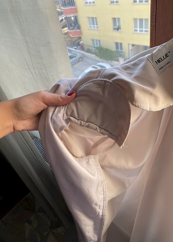 s Beden Düğmeli krem rengi Midi Kadın Blazer