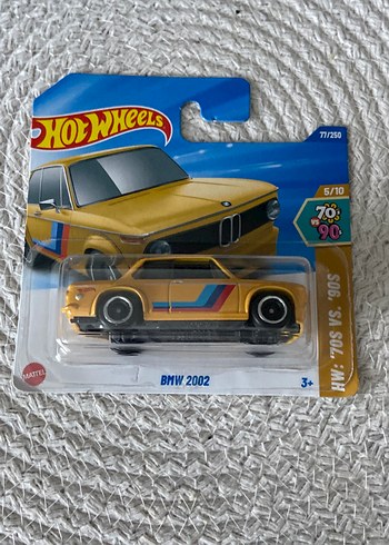 Hot Wheels BMW 2002 Sarı Oyuncak Araba