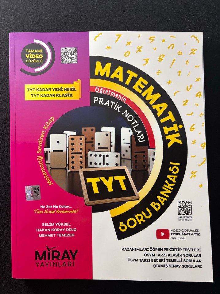 MIRAY TYT-AYT Matematik ve Geometri Soru Bankası - Görsel 2
