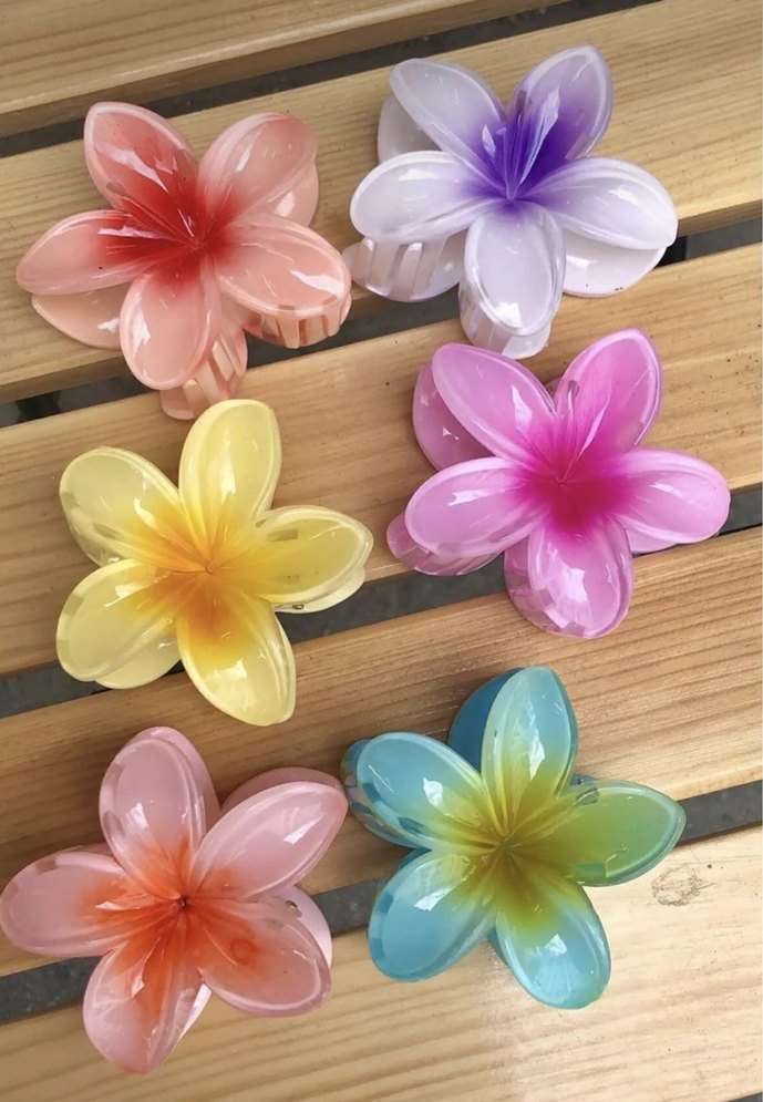 BÜYÜK BOY RENKLİ LOTUS TOKA - Görsel 2