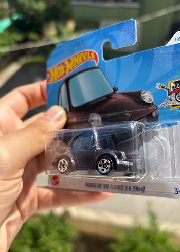Hot Wheels Siyah Porsche 911 Turbo 3.6 Model Araba