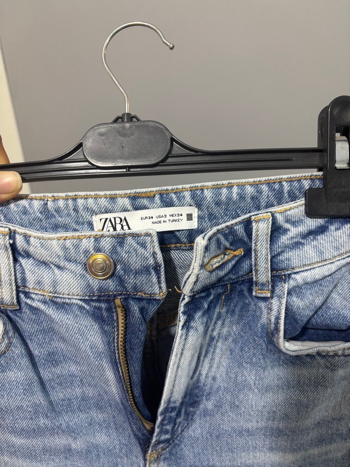 Yırtık zara kadın pantolon - Görsel 2