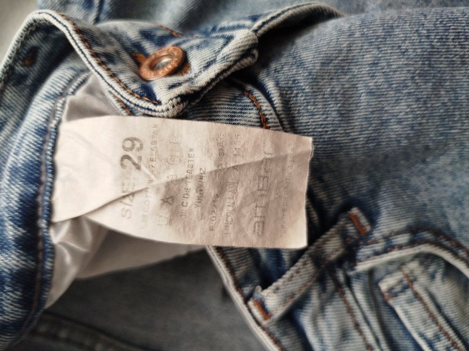 Gri Mavi Kadın Denim Pantolon - Rahat Kesim - Görsel 2