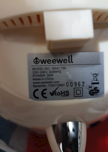 Diğer Weewell WHC730 iyonizerli soğuk hava Nemlendiricisi