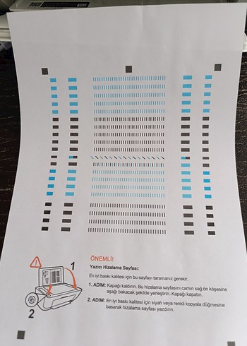 HP  deskjet 2620 wifi Yazıcı tarayıcı fotokopi - Görsel 5
