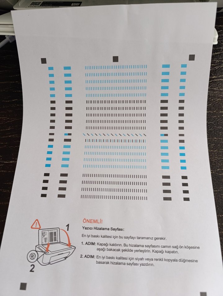 HP  deskjet 2620 wifi Yazıcı tarayıcı fotokopi - Görsel 5