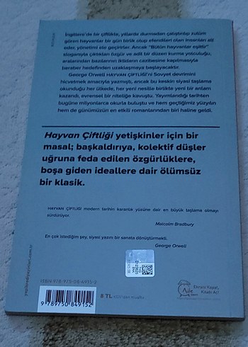  Beden George Orwell - Hayvan Çiftliği