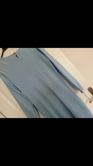 38 Beden mavi Renk tunik elbise