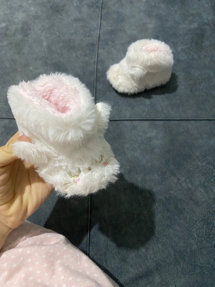 Bebekler için kürklü ev patiği - Görsel 4