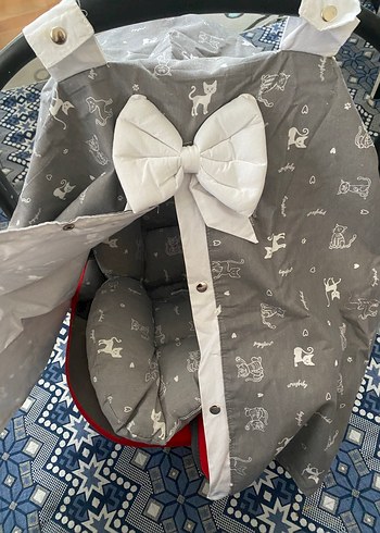 Gri Desenli Bebek Babynest seti - Görsel 7