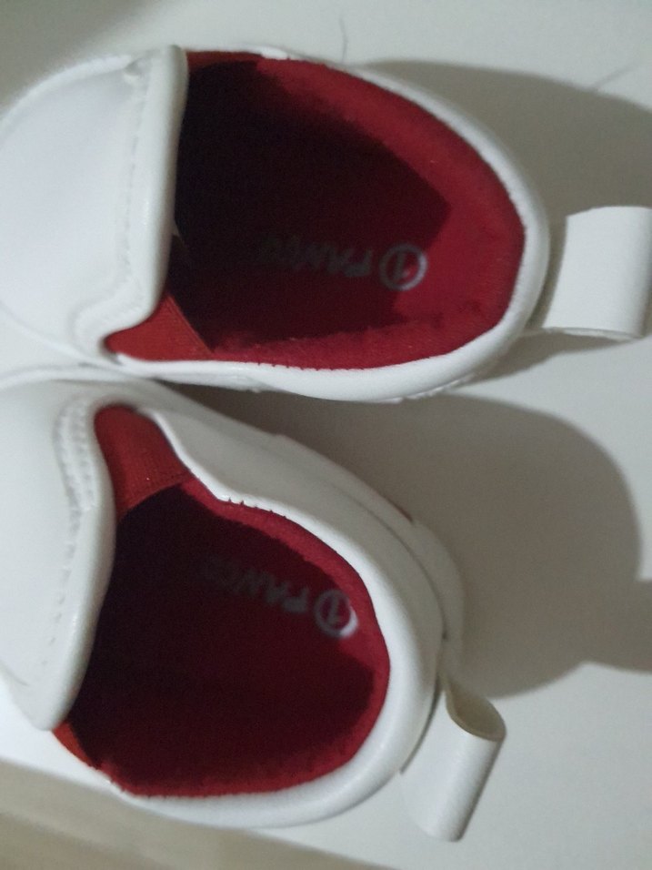 Beyaz Erkek Bebek İlk Adım Ayakkabısı - Görsel 2