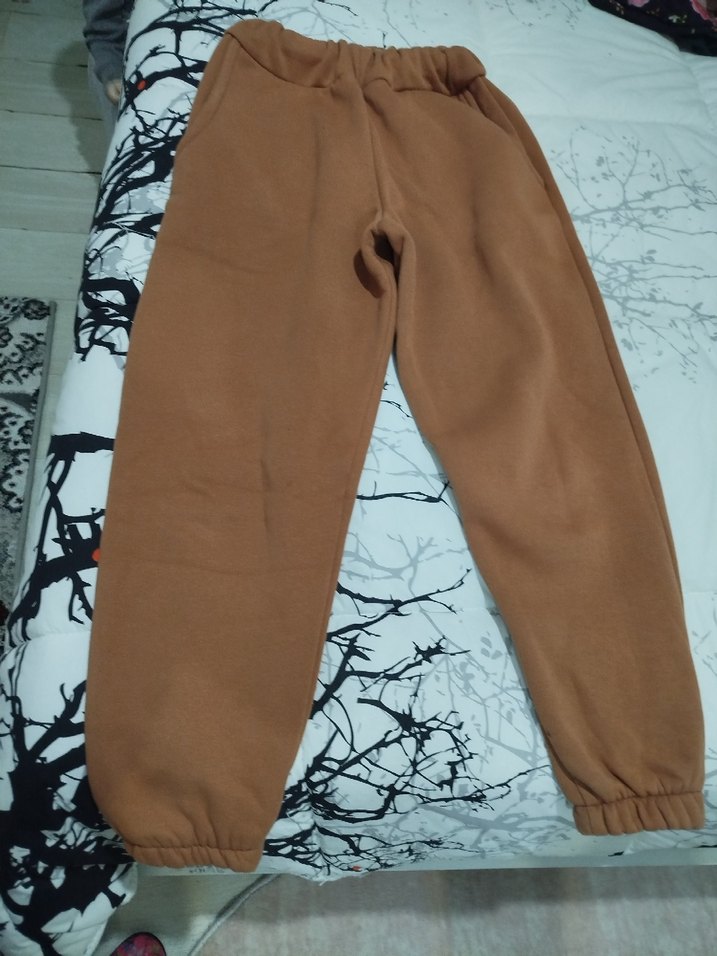 Kadın Kahverengi Rahat Kesim Eşofman Altı - Görsel 2