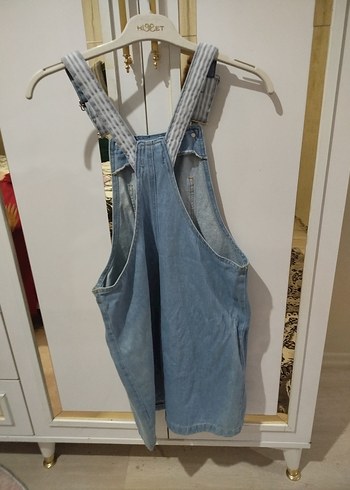 Kadın Mavi Kot elbise - Görsel 2