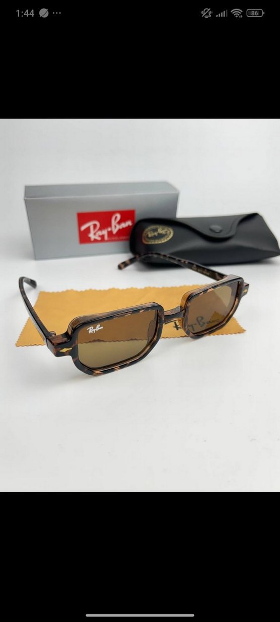 Ray-Ban Koyu Kahverengi kadın Güneş Gözlüğü - Görsel 2