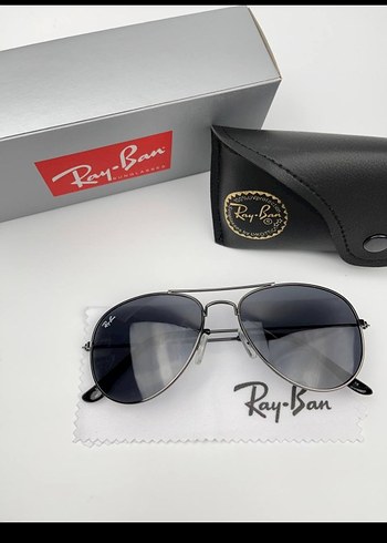 Ray-Ban Erkek Klasik Gri Biker Güneş Gözlüğü - Görsel 2