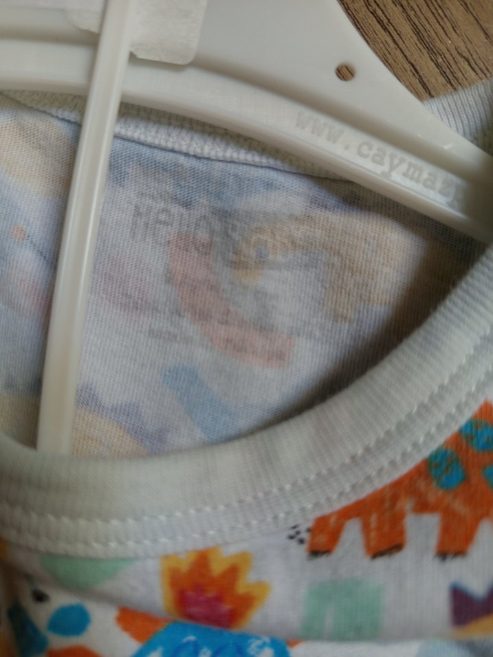 Çok Renkli Baskılı Kısa Kollu Bebek Tulum - Görsel 2