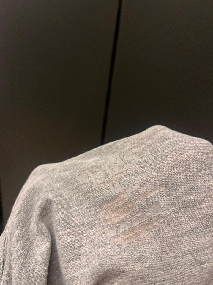 Gri Kadın Keten Kısa Kollu V Yakalı Tişört - Görsel 3