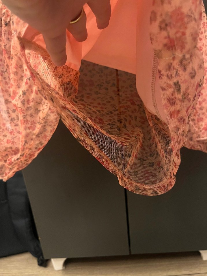 Pembe Kısa Drapeli Bluz - Görsel 3