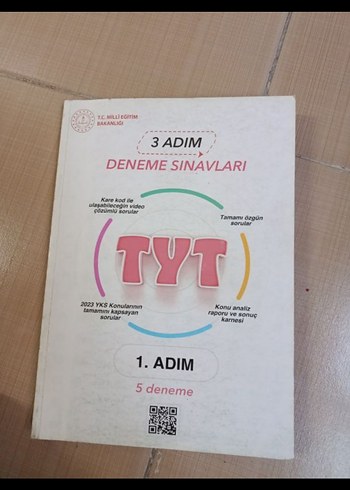 TYT 3 Adım 1. Adım Deneme Sınavları - 5 Deneme