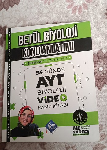 Betül Biyoloji 54 Günde AYT Video Kamp Kitabı