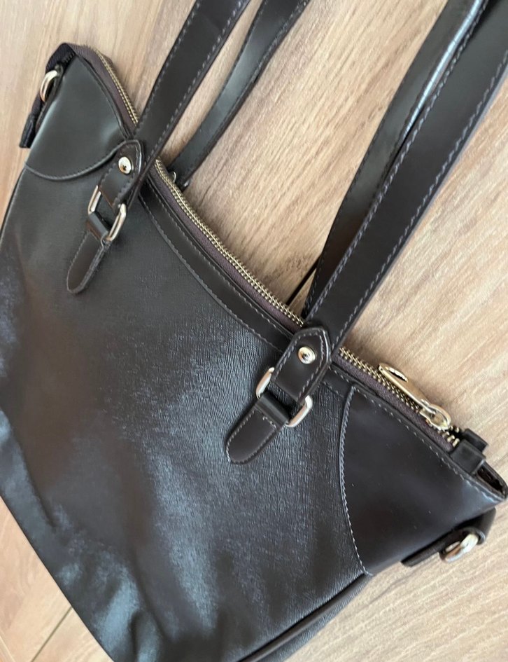 US Polo Kahverengi Omuz Çantası - Görsel 4