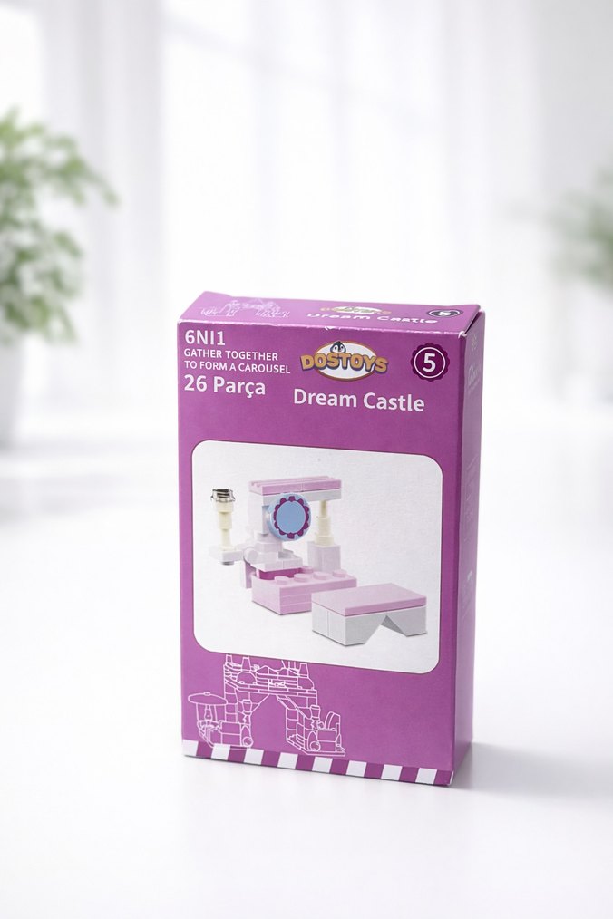 26 Parça Lego Seti  Engineering İnşaat & Dream Castle 2li Set - Görsel 2