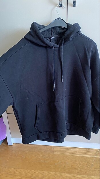 m Beden Siyah oversize sweatshirt