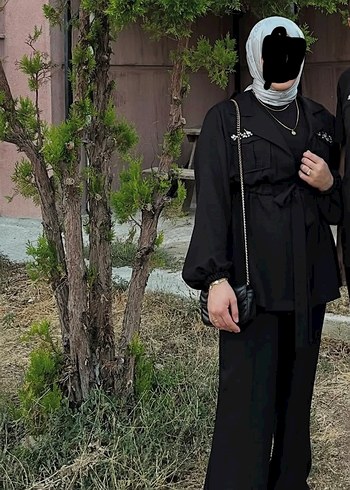 Zara Siklik Ve Rahatlik Siyah Tesettur Takim