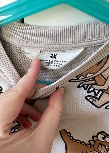 5 Yaş Beden kahverengi Renk H&M sweatshirt