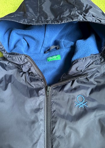 Benetton içi polarlı mont - Görsel 2