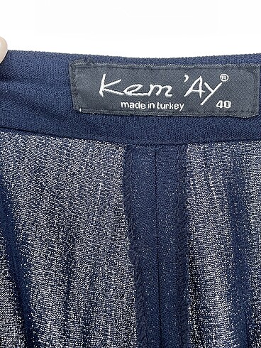 40 Beden lacivert Renk Vintage Love Kumaş Pantolon %70 İndirimli.